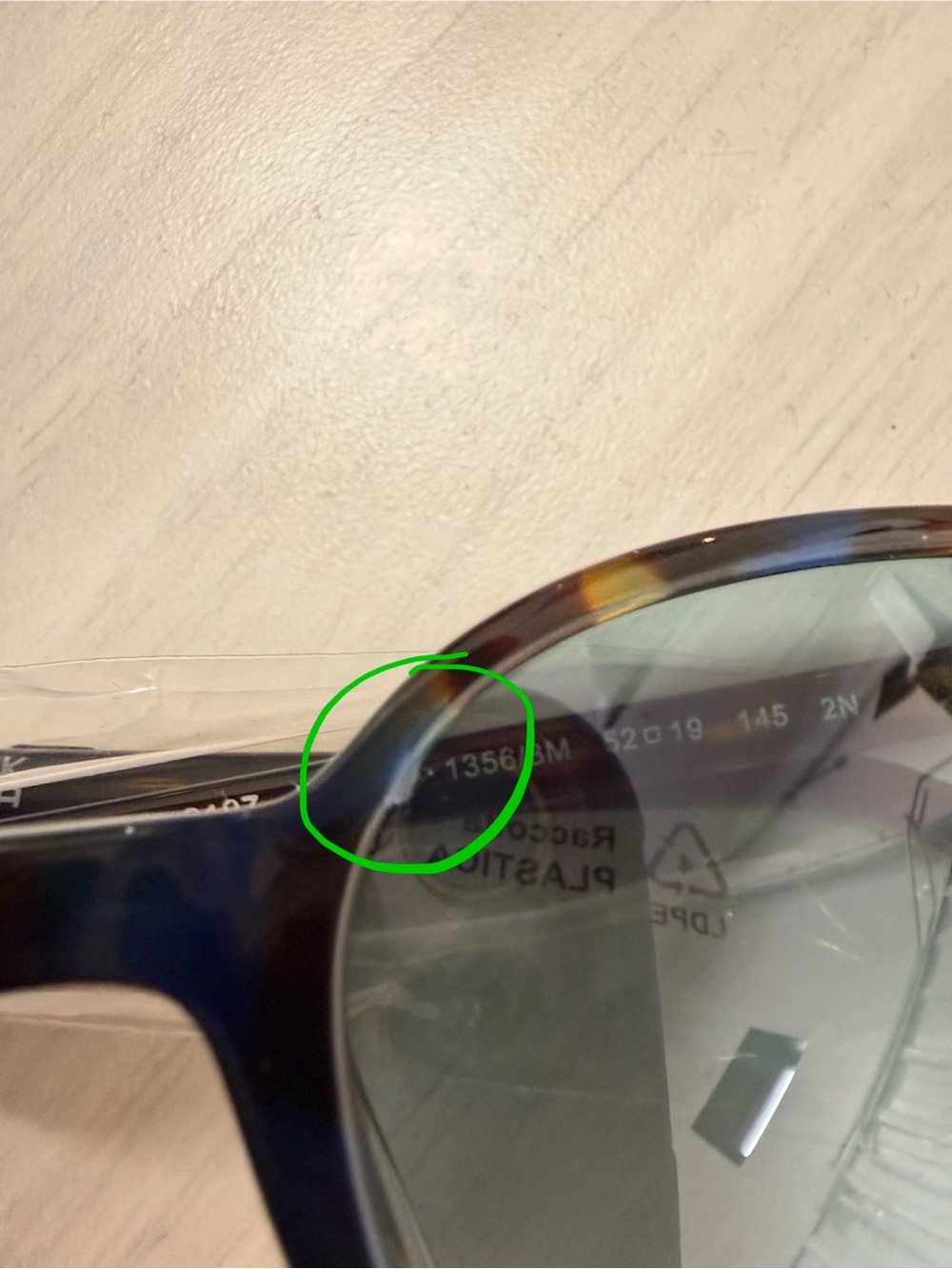 Ray-Ban Blue and Brown Sunglasses rb2197 - Picture 5 of 5